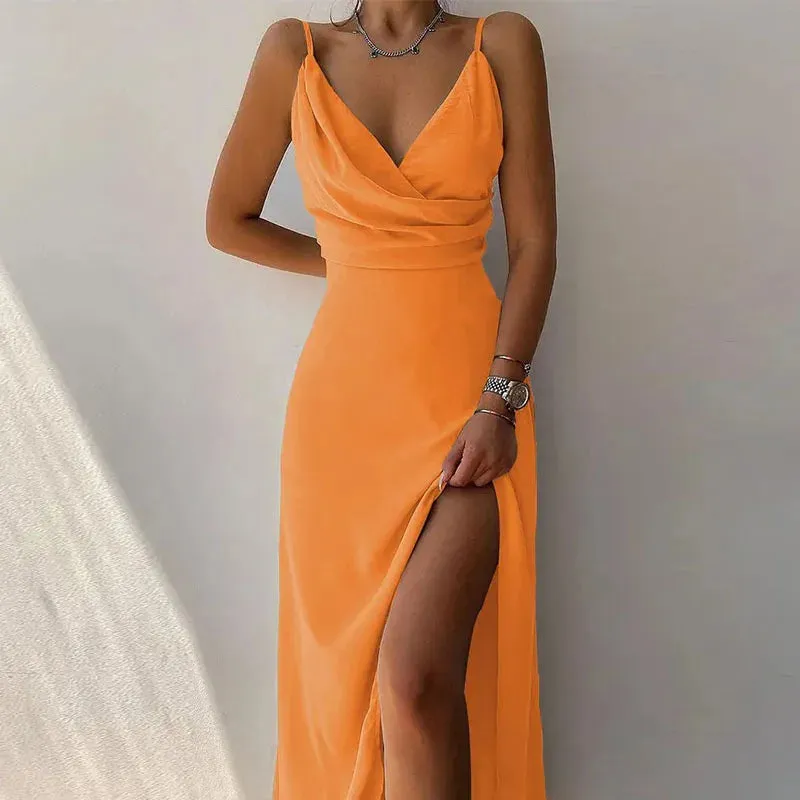 2023 Elegant Evening Gown For Women Summer Velvet Midi Bodycon Dress Women Sleeveless Off Shoulder Backless Party Club Dresses
