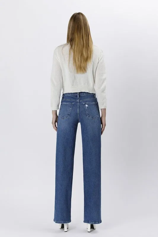 90's High Rise Wide Leg Denim