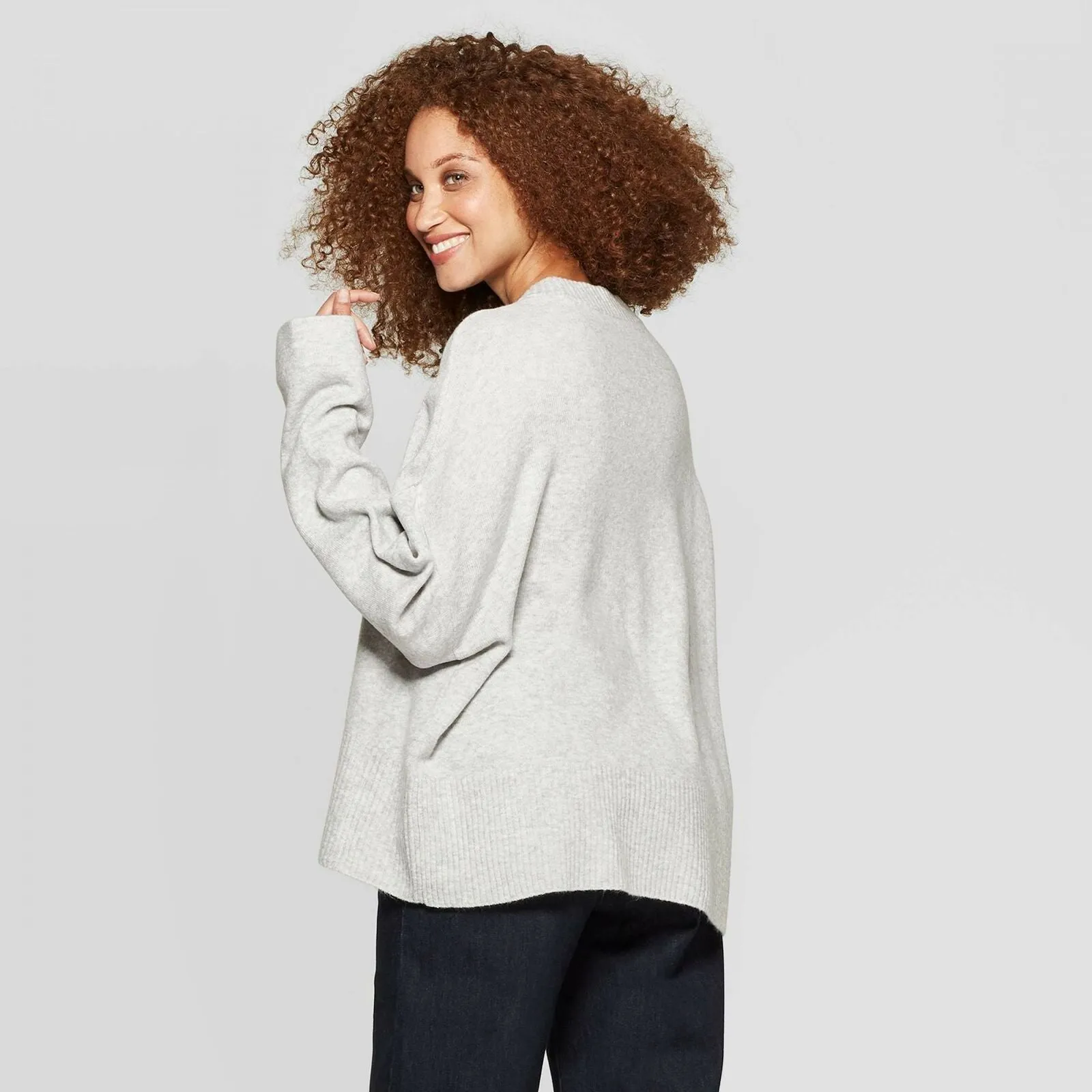 A New Day Women's Casual Fit Crewneck Pullover Sweater