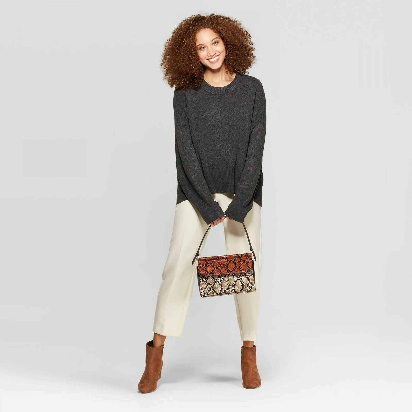 A New Day Women's Casual Fit Crewneck Pullover Sweater