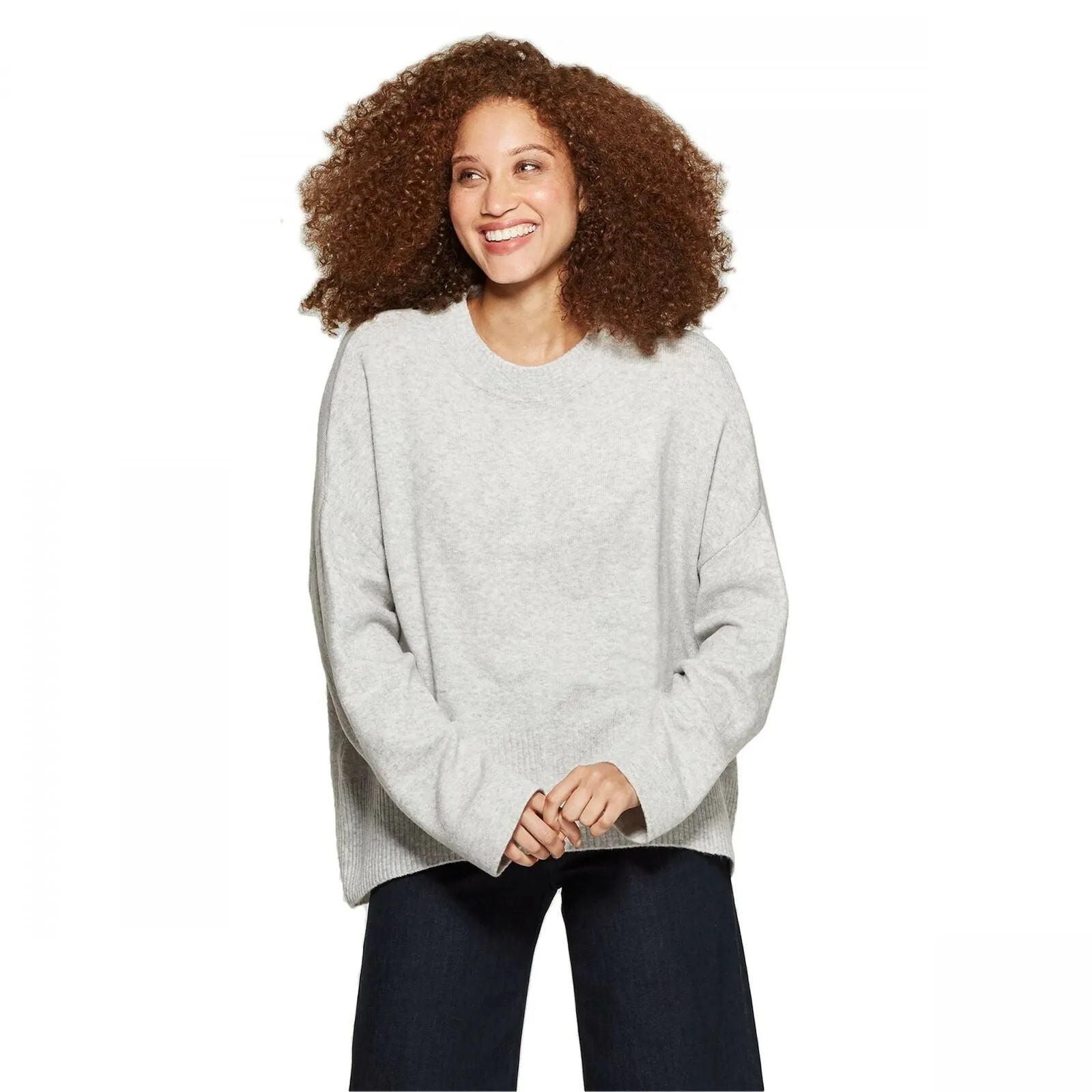A New Day Women's Casual Fit Crewneck Pullover Sweater