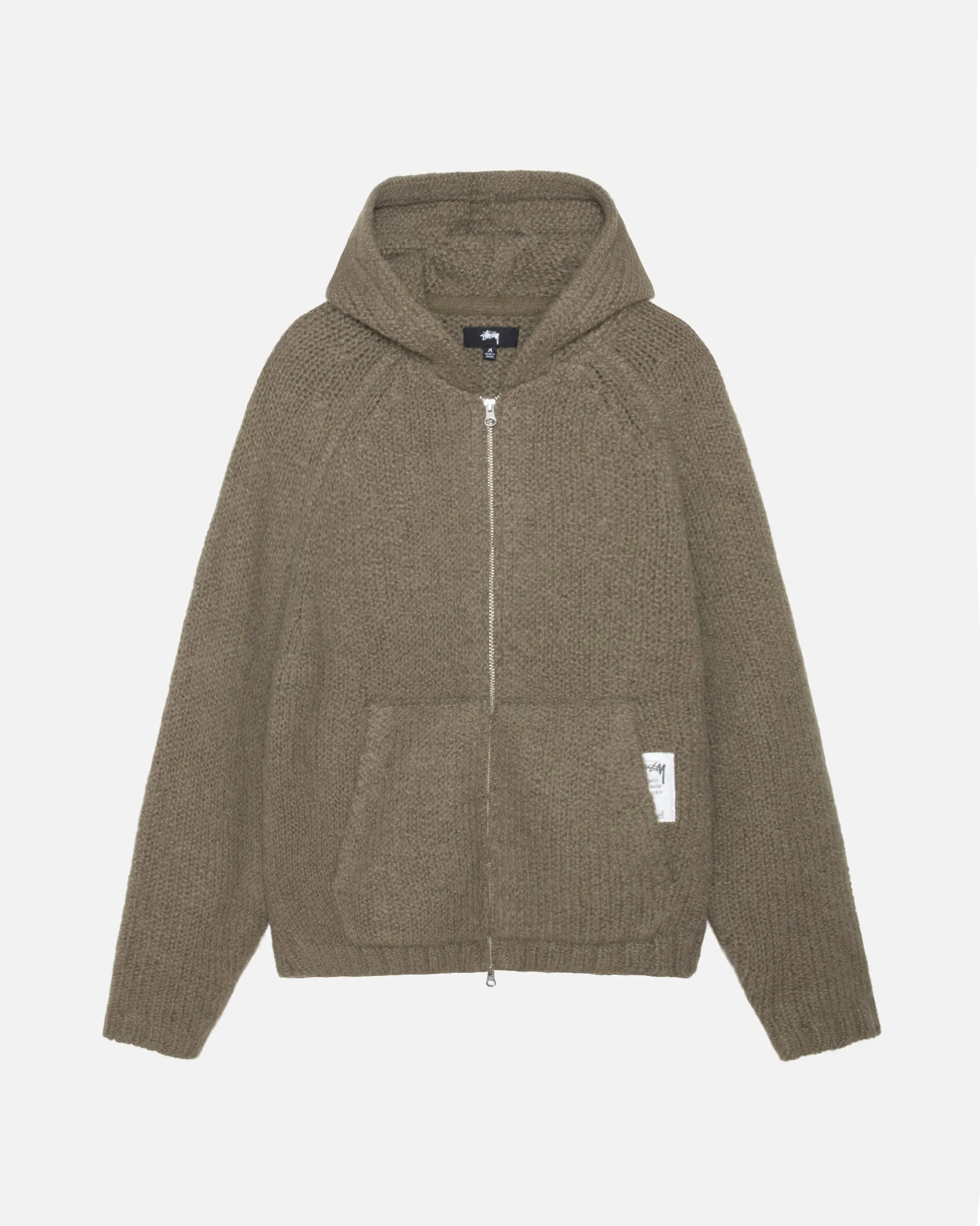CHUNKY KNIT ZIP HOODIE