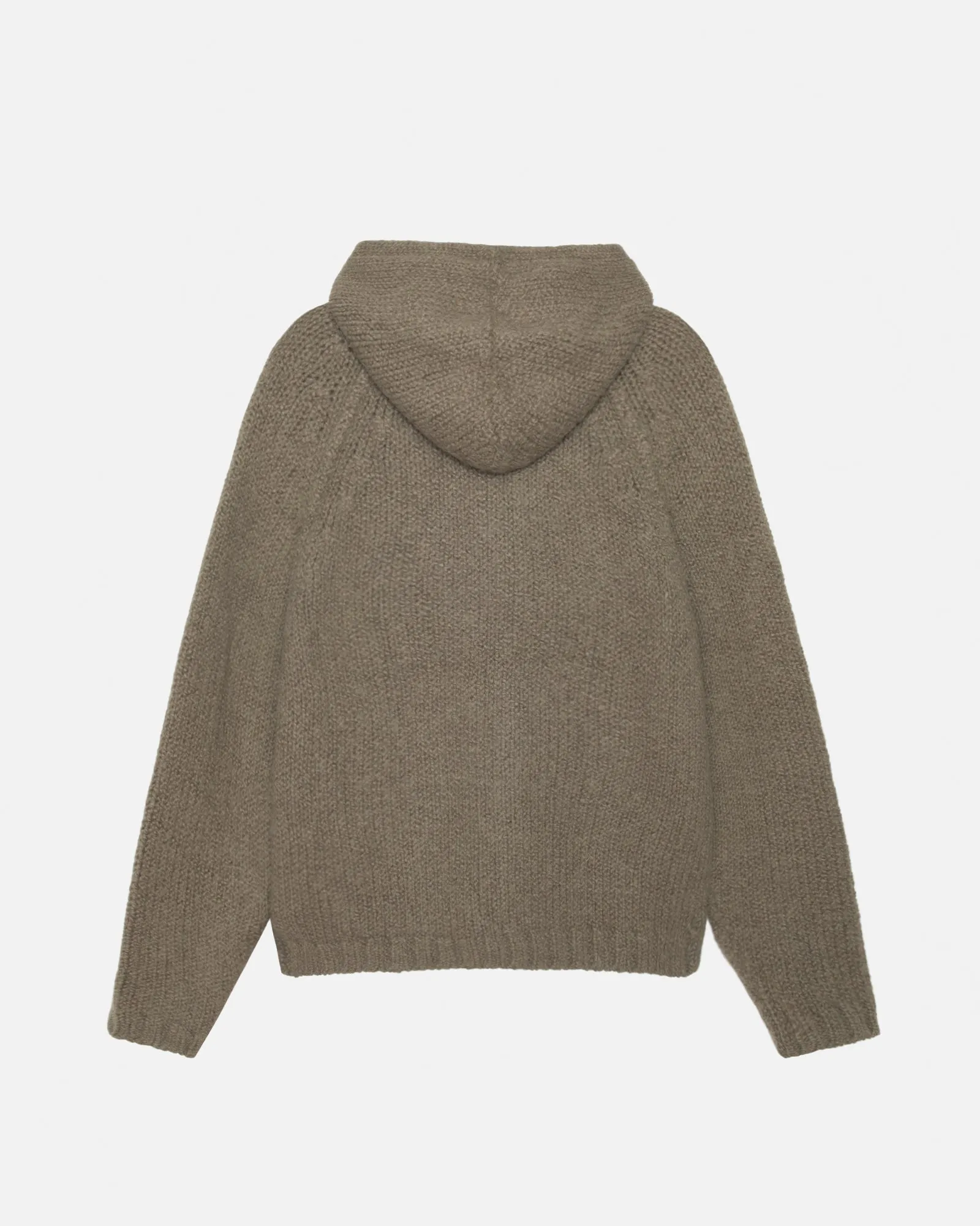 CHUNKY KNIT ZIP HOODIE