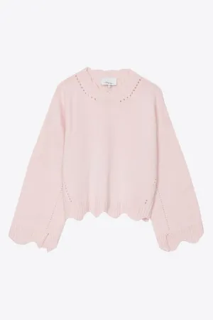 Crew Neck Cashmere Blend Sweater
