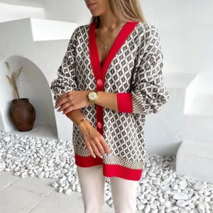 Fashoin Irregular Women Casual Loose Cardigan Sweaters
