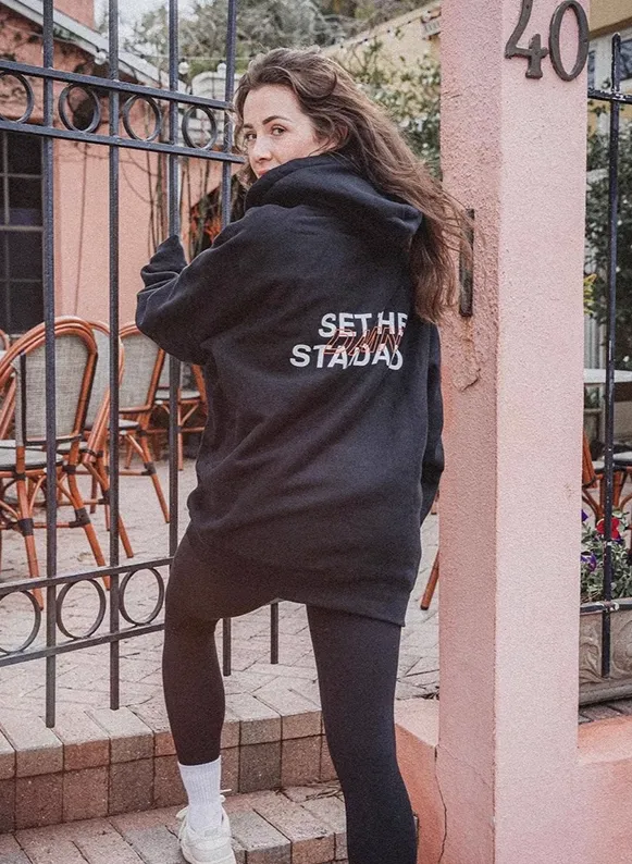 GYM BUDDY PRESSURE IS A PRIVILEGE UNISEX PLUSH HOODIE
