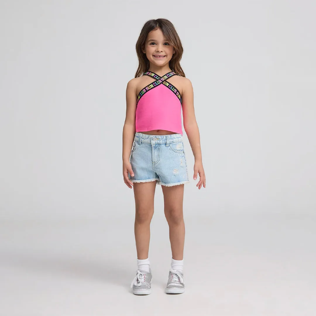 Halter Neck Cropped Fit Top