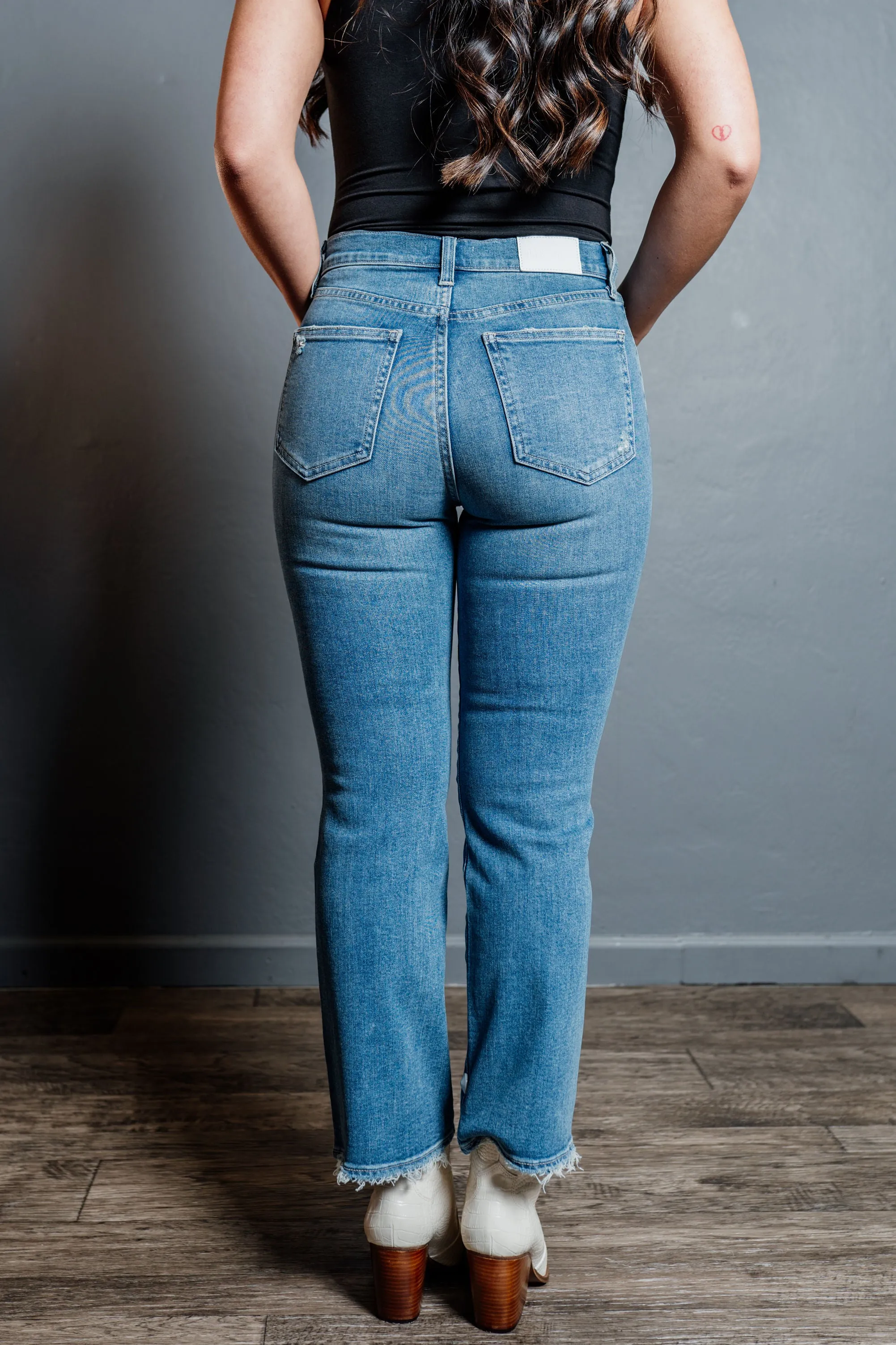 High Rise Crop Skinny Lennon Bootcut