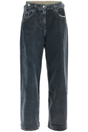 High-Rise Denim Pants
