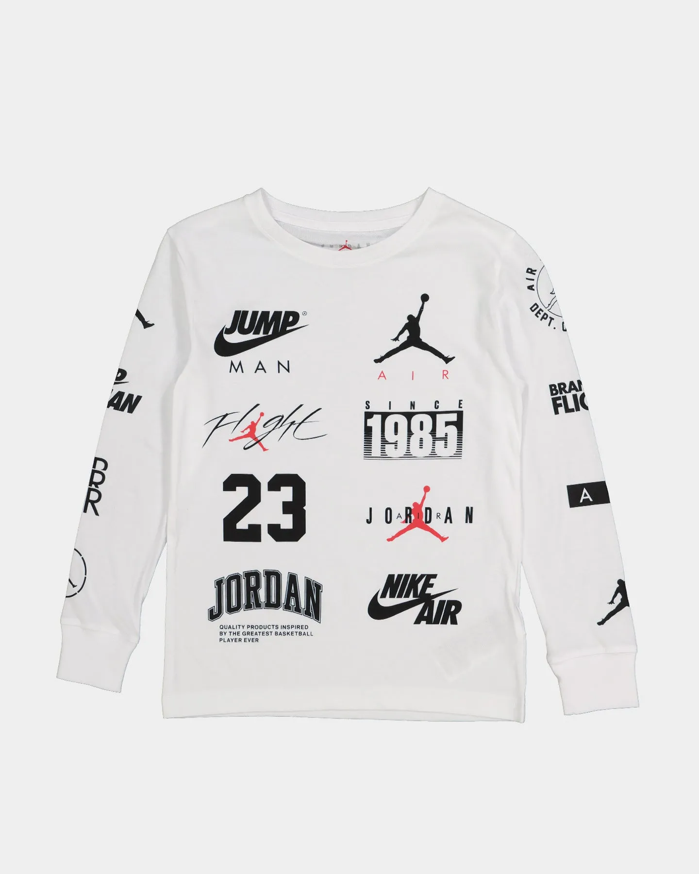 Jordan Kids' Level Up Graphic T-Shirt White