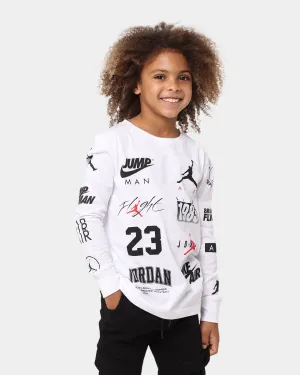 Jordan Kids' Level Up Graphic T-Shirt White