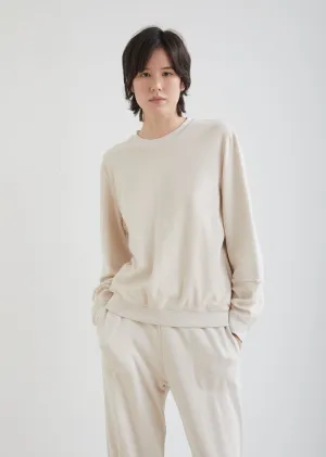 Mineral Wash Medley Lantern Sleeve Sweatshirt