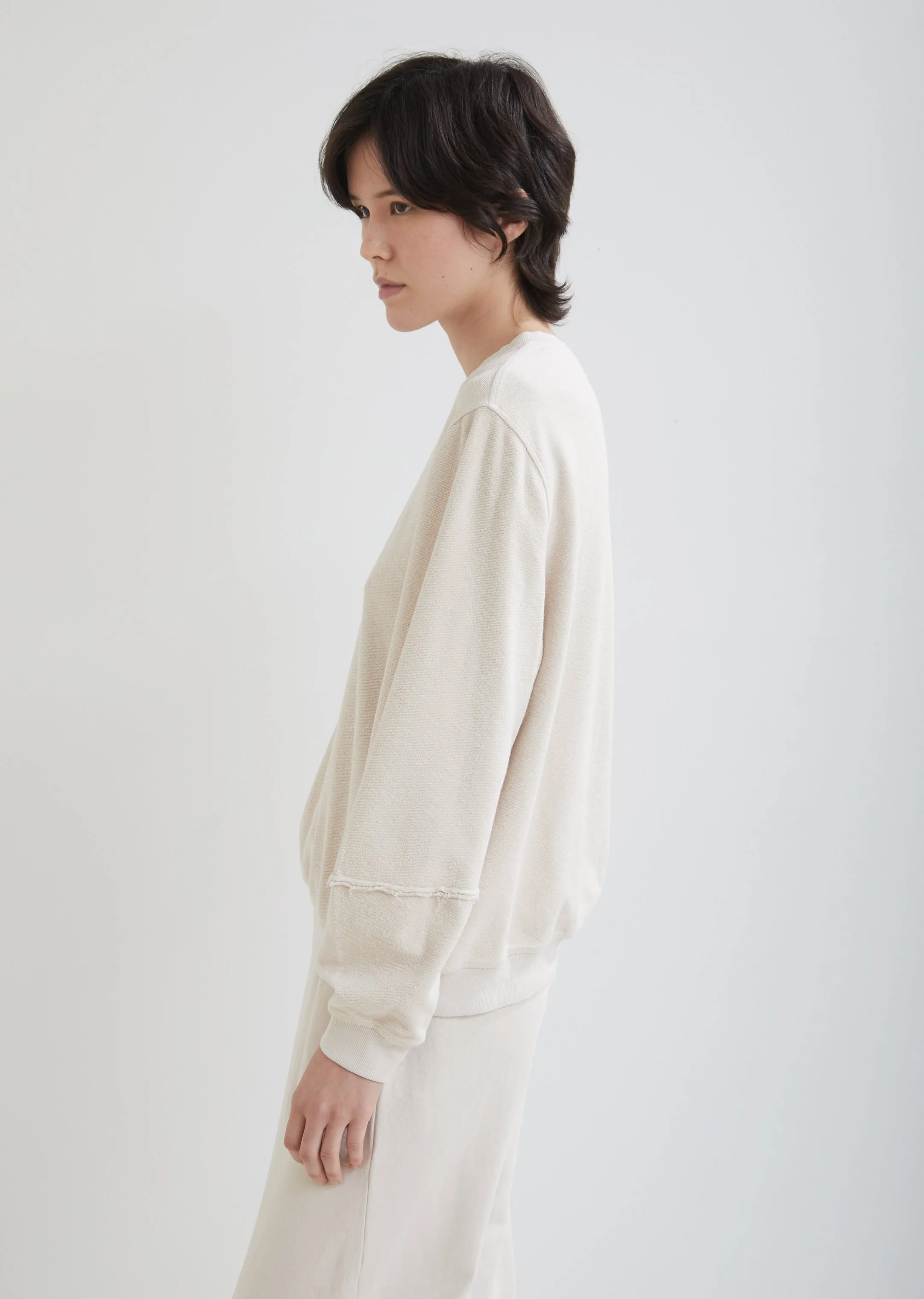 Mineral Wash Medley Lantern Sleeve Sweatshirt