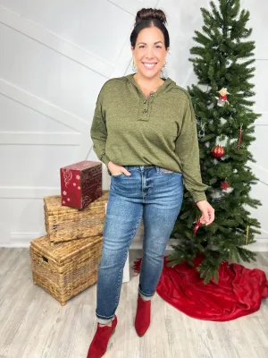 Patch Perfect Slim Cut Jeans by Judy Blue