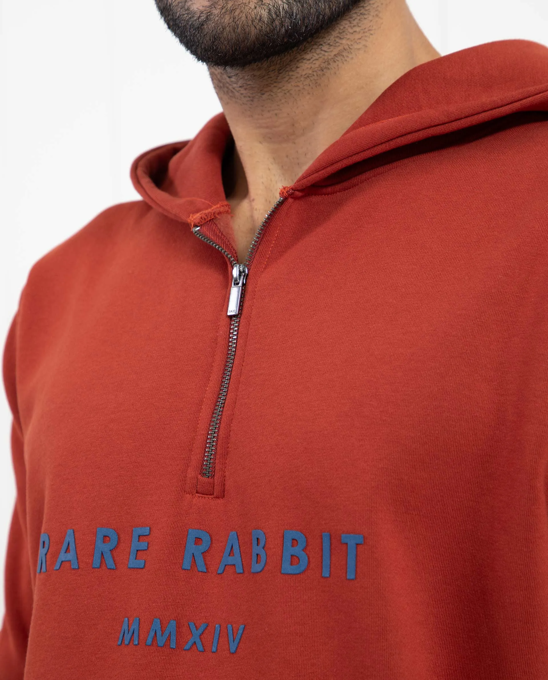 Rare Rabbit Men'S Lorall Brown Sweatshirt Full Sleeves Solid