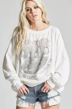 Recycled Karma Aerosmith Wings Sweatshirt