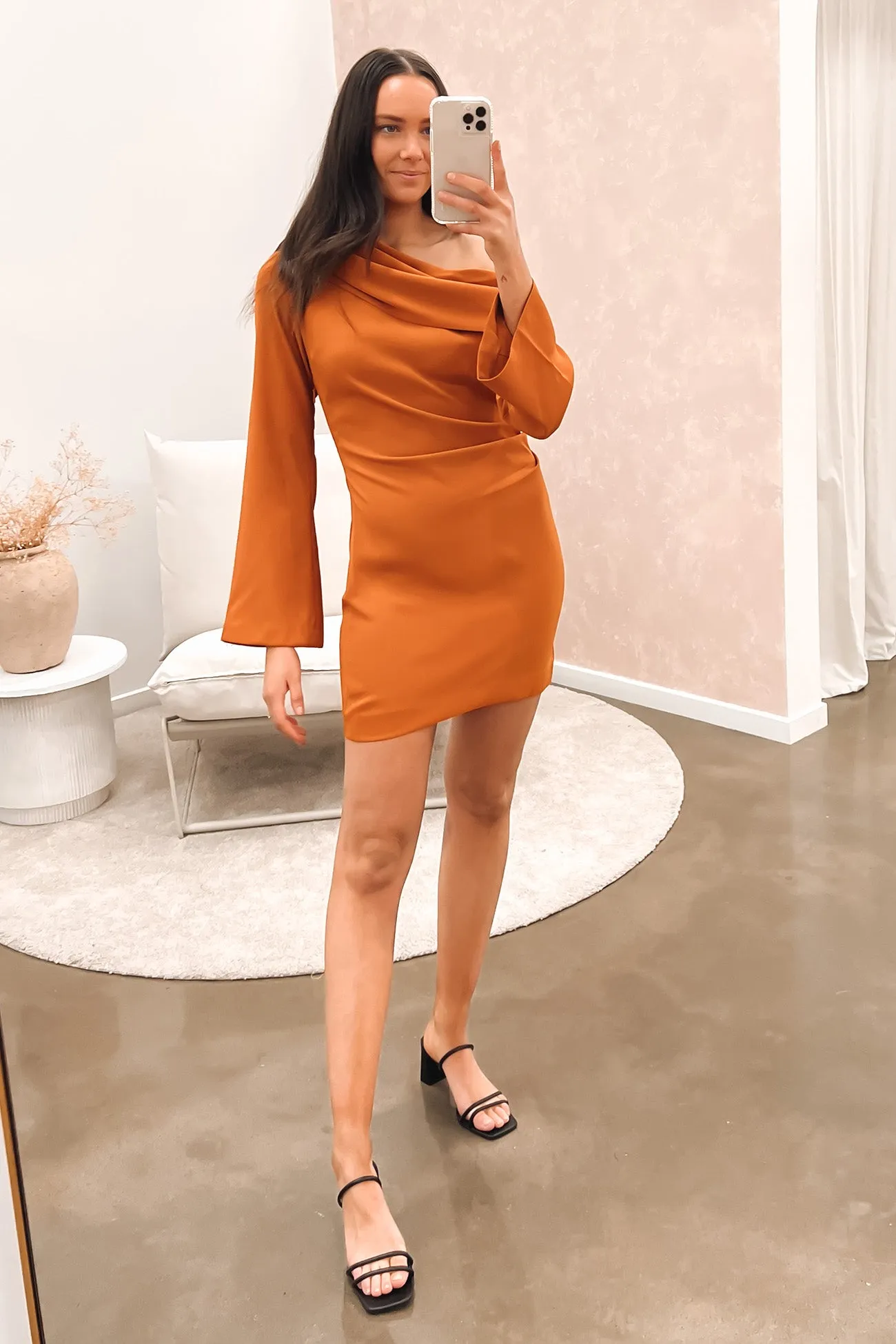 Sense Of You Mini Dress Orange