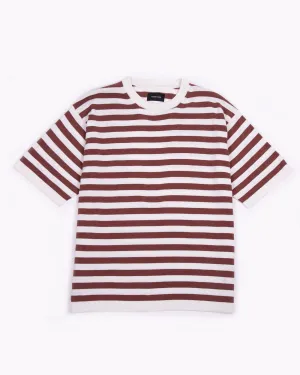 Stripe SS Knit - Mauve