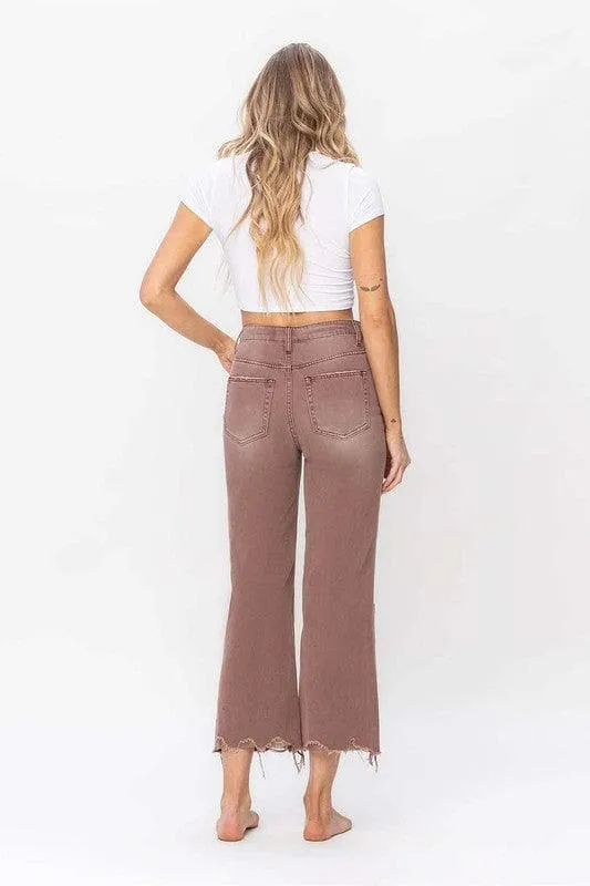 Vervet by Flying Monkey Aztec 90's Vintage Crop Flare Jean