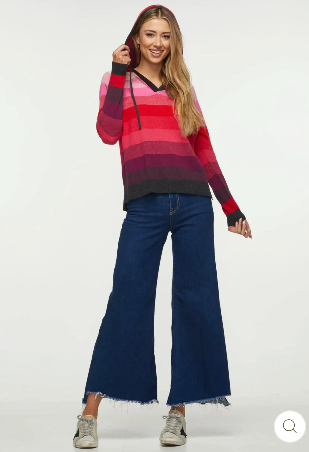 ZAKET&PLOVER ZP5342U Birdseye stripe Hoodie
